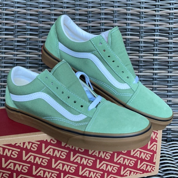 Vans Old Skool Gum Basil/True White MENS - Picture 2 of 16